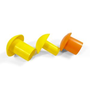 #3-#8 Orange Plastic Mushroom Rebar Caps for Protection